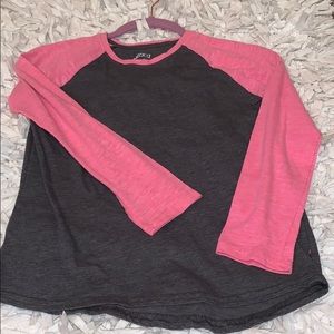 Gray and pink long sleeve